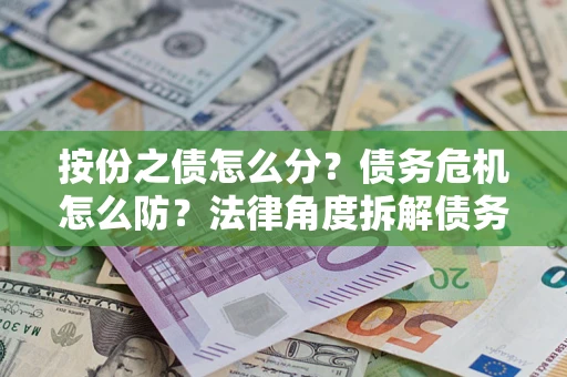 济南按份之债怎么分？债务危机怎么防？法律角度拆解债务分配与风险自保指南