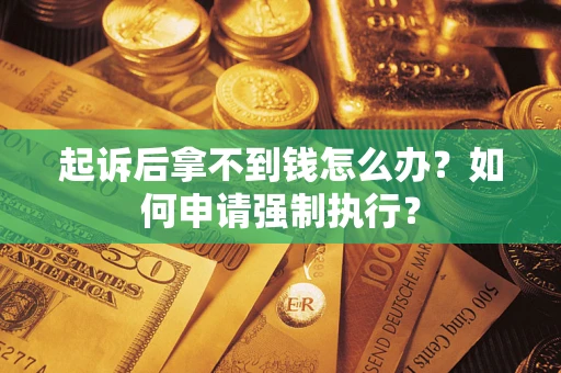 济南起诉后拿不到钱怎么办？如何申请强制执行？