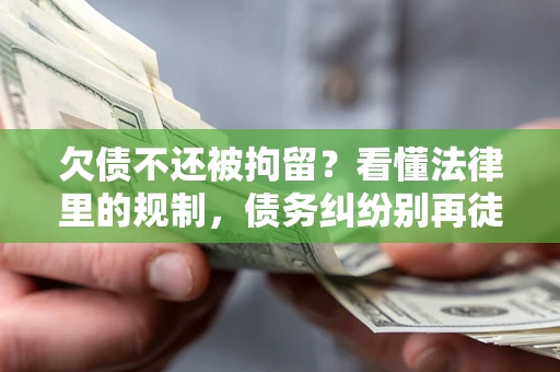 济南欠债不还被拘留？看懂法律里的规制，债务纠纷别再徒劳奔波