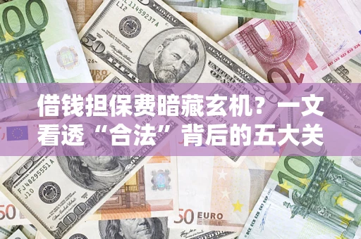 济南借钱担保费暗藏玄机？一文看透“合法”背后的五大关键陷阱