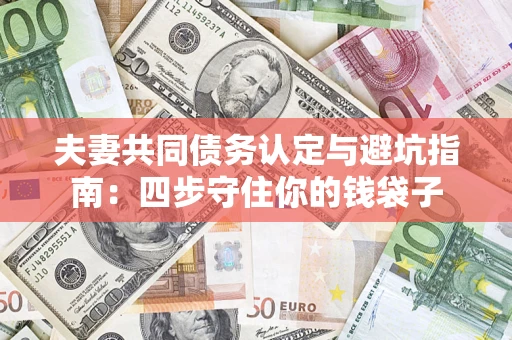济南夫妻共同债务认定与避坑指南：四步守住你的钱袋子