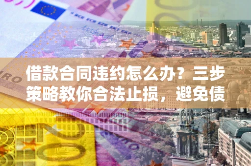 济南借款合同违约怎么办？三步策略教你合法止损，避免债务危机升级